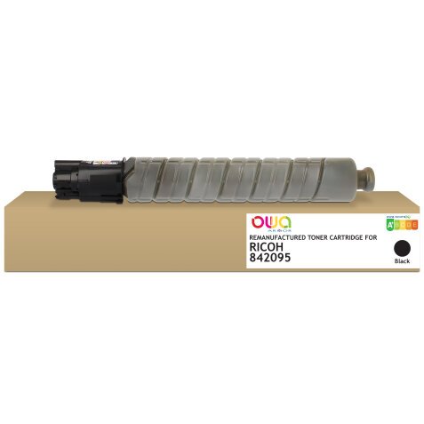 Toner remanufacturé OWA - standard - Noir - pour RICOH 842095, RICOH 842095