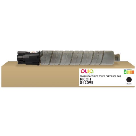 Gereviseerde toner OWA standaard zwart voor RICOH 842095, RICOH 842095