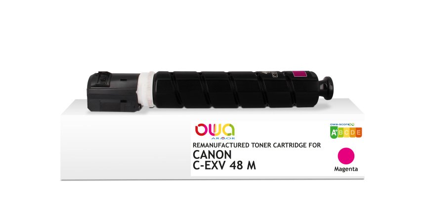 Toner remanufacturé OWA - standard - Magenta - pour CANON C-EXV 48 M, CANON C-EXV 48 M