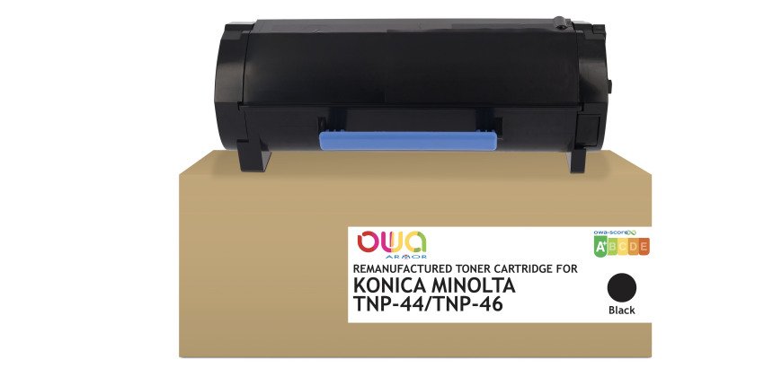 Toner remanufacturé OWA - standard - Noir - pour KONICA MINOLTA TNP-44, DEVELOP TNP-44, TNP-46