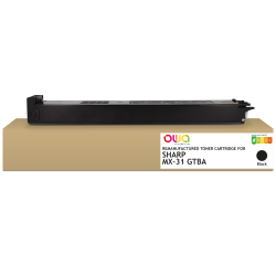 Toner remanufacturé OWA - standard - Black - pour SHARP MX-31GTBA, SHARP MX-31GTBA