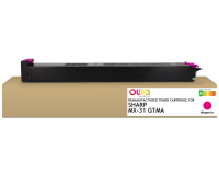 EN_Toner remanufacturé OWA - standard - Magenta - pour SHARP MX-31GTMA, SHARP MX-31GTMA