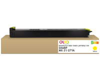 EN_Toner remanufacturé OWA - standard - Jaune - pour SHARP MX-31GTYA