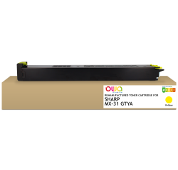 Toner remanufacturé OWA - standard - Yellow - pour SHARP MX-31GTYA
