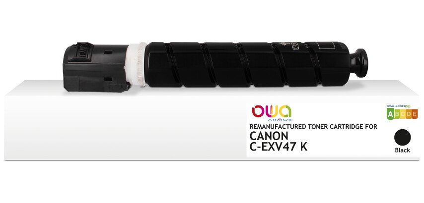 OWA wiederaufbereiteter Toner - Standard - Schwarz - für CANON C-EXV47 K