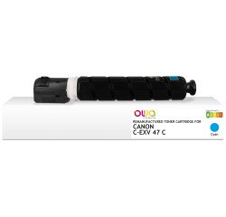 Toner remanufacturé OWA - standard - Cyan - pour CANON C-EXV47C