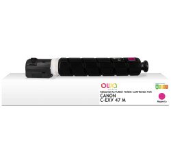 Toner remanufacturé OWA - standard - Magenta - pour CANON C-EXV47M