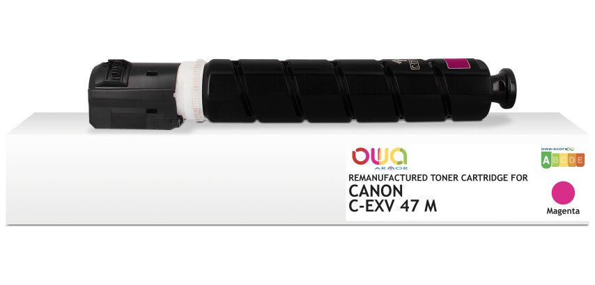 OWA Remanufactured Toner - Standard - Magenta - for CANON C-EXV47M