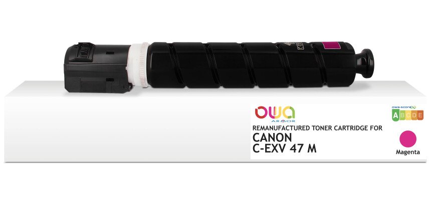 OWA Remanufactured Toner - Standard - Magenta - for CANON C-EXV47M