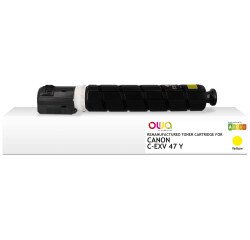 Toner remanufacturé OWA - standard - Jaune - pour CANON C-EXV47Y