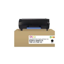 EN_Toner remanufacturé OWA - standard - Noir - pour KONICA MINOLTA TNP-41, KONICA MINOLTA TNP-41, TNP-43, DEVELOP TNP-41, TNP-43