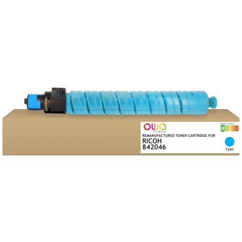 Gereviseerde toner OWA - standaard - cyaan - voor RICOH 842046, 841127, RICOH 842046