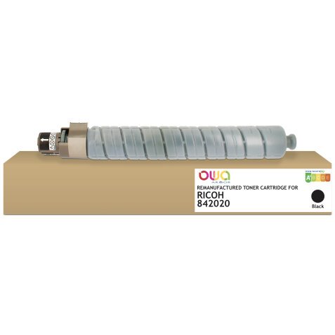 Toner remanufacturé OWA - standard - Noir - pour RICOH 842020, RICOH 842020