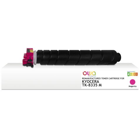 Toner remanufacturé OWA - standard - Magenta - pour KYOCERA TK-8335 M