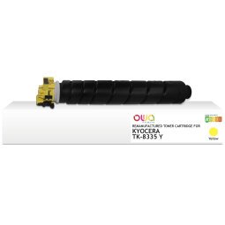 EN_Toner remanufacturé OWA - standard - Jaune - pour KYOCERA TK-8335 Y