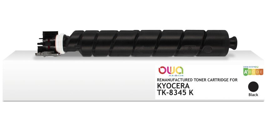 Toner remanufacturé OWA - standard - Black - pour KYOCERA TK-8345K