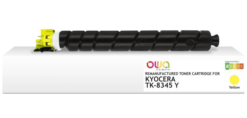 OWA Remanufactured Toner - Standard - Yellow - for KYOCERA TK-8345Y