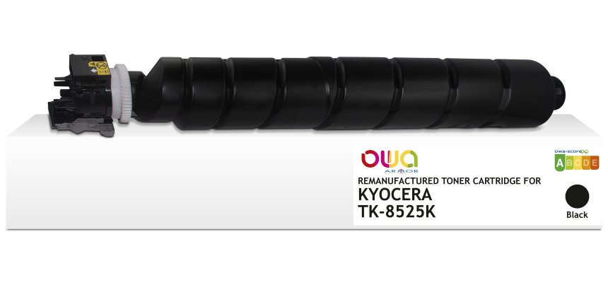 Toner remanufacturé OWA - standard - Black - pour KYOCERA TK-8525K