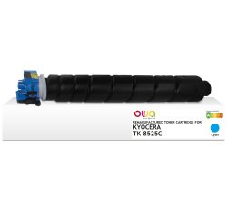 Toner remanufacturé OWA - standard - Cyan - pour KYOCERA TK-8525C