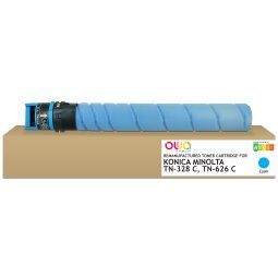 DE_Toner remanufacturé OWA - standard - Cyan - pour KONICA MINOLTA TN-328 C, TN-626 C