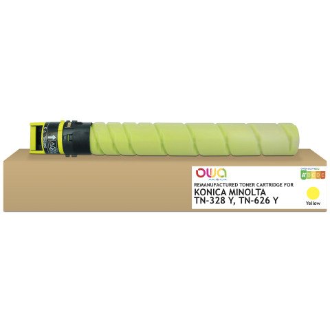 Armor OWA Toner komp. Konica TN-328Y (28.000 S.) cartucho de tóner 1 pieza(s) Compatible Amarillo