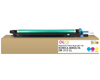 EN_Tambour remanufacturé OWA - standard - 1x Cyan, 1x Magenta, 1x Jaune - pour KONICA MINOLTA DR-313CL, DEVELOP DR-313 C