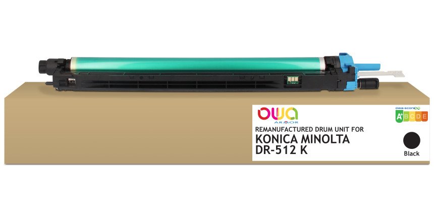 Tambour remanufacturé OWA - standard - Noir - pour KONICA MINOLTA DR-512 K, DEVELOP A2XN1RH
