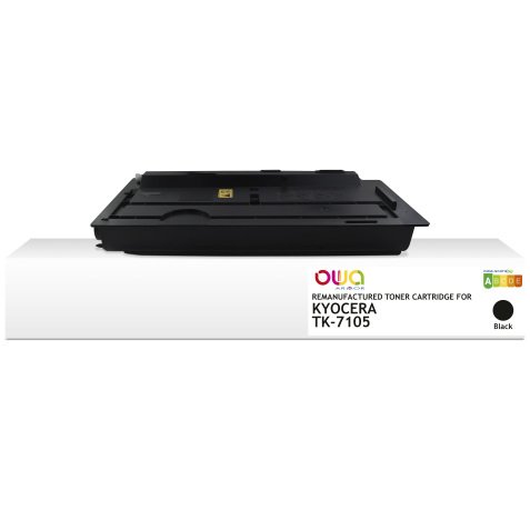 Toner remanufacturé OWA - standard - Noir - pour KYOCERA TK-7105, KYOCERA TK-7105