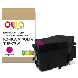 EN_Toner remanufacturé OWA - standard - Magenta - pour KONICA MINOLTA TNP-79 M