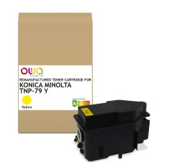 Toner remanufacturé OWA - standard - Jaune - pour KONICA MINOLTA TNP-79 Y