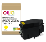 Toner remanufacturé OWA - standard - Jaune - pour KONICA MINOLTA TNP-79 Y