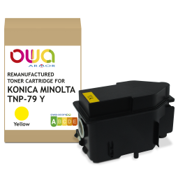 Toner remanufacturé OWA - standard - Jaune - pour KONICA MINOLTA TNP-79 Y