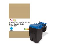 EN_Toner remanufacturé OWA - standard - Cyan - pour KONICA MINOLTA TNP-22 C