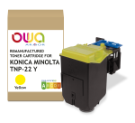Toner remanufacturé OWA - standard - Jaune - pour KONICA MINOLTA TNP-22 Y