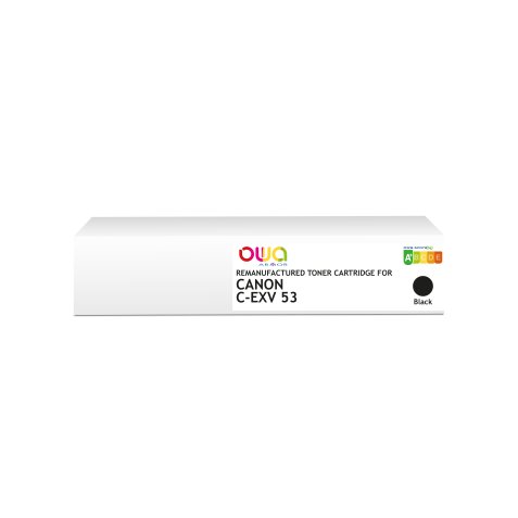 Toner remanufacturé OWA - standard - Noir - pour CANON C-EXV 53
