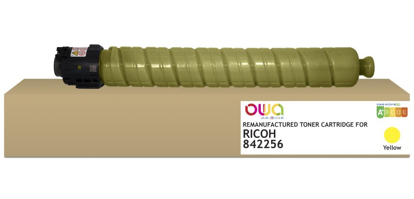 OWA Remanufactured Toner - Standard - Yellow - for RICOH 842256