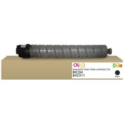 Toner remanufacturé OWA - standard - Noir - pour RICOH 842311