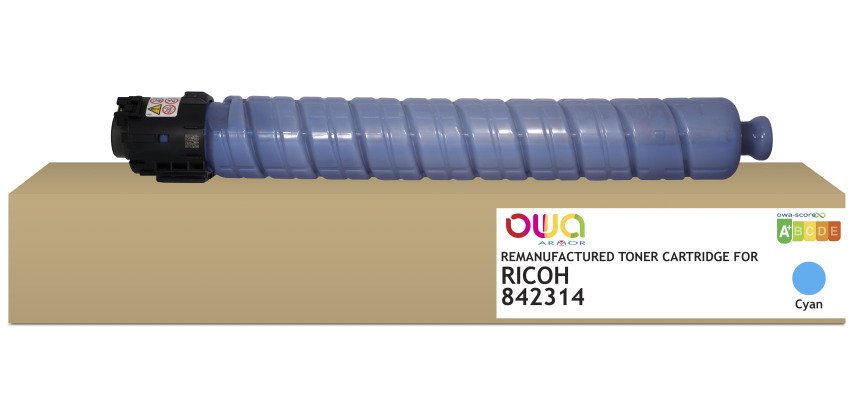 OWA Remanufactured Toner - Standard - Cyan - for RICOH 842314