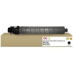 Toner remanufacturé OWA - standard - Noir - pour RICOH 842283