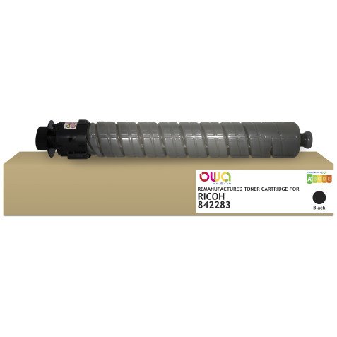 Toner remanufacturé OWA - standard - Noir - pour RICOH 842283