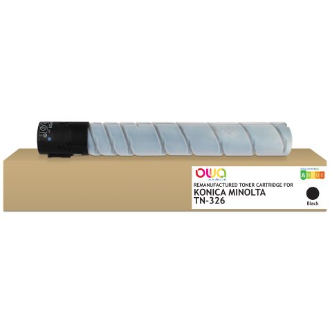 Gereviseerde toner OWA standaard zwart voor KONICA MINOLTA TN326