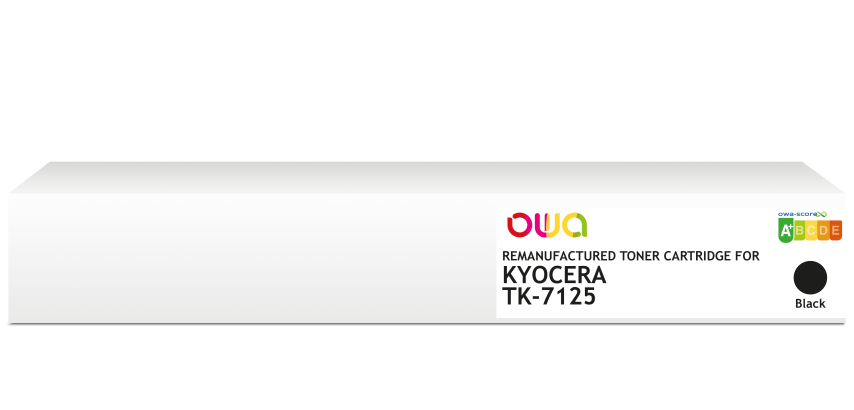 Toner remanufacturé OWA - standard - Noir - pour KYOCERA TK-7125