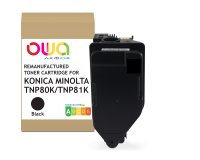 EN_Toner remanufacturé OWA - standard - Noir - pour KONICA MINOLTA TNP-80 K, TNP-81 K