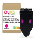 Toner remanufacturé OWA - standard - Magenta - pour KONICA MINOLTA TNP-80 M, TNP-81 M