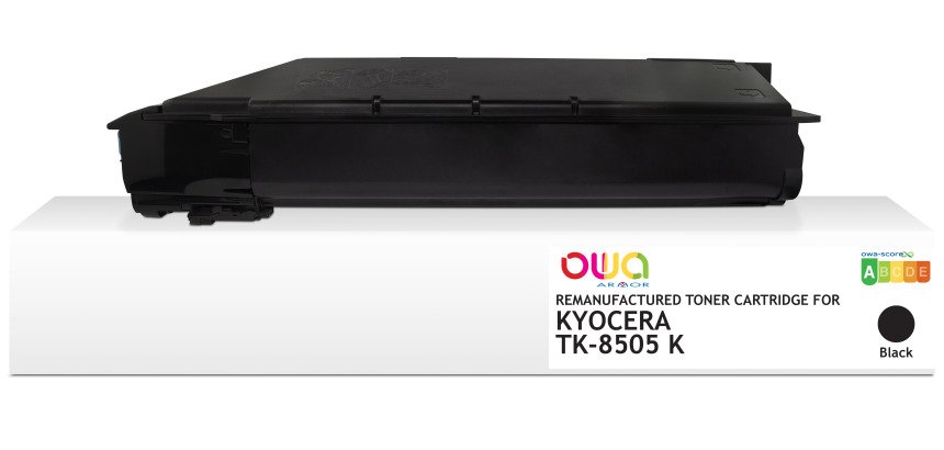 Toner remanufacturé OWA - standard - Noir - pour KYOCERA TK-8505 K