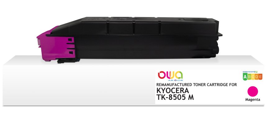 Toner remanufacturé OWA - standard - Magenta - pour KYOCERA TK-8505 M