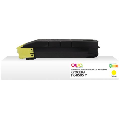 Toner remanufacturé OWA - standard - Jaune - pour KYOCERA TK-8505 Y