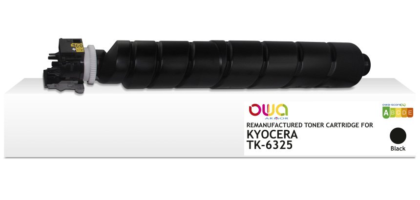 Toner remanufacturé OWA - standard - Noir - pour KYOCERA TK-6325