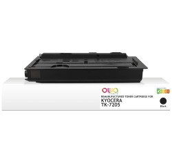 Toner remanufacturé OWA - standard - Noir - pour KYOCERA TK-7205