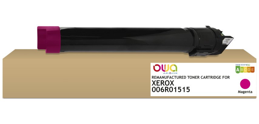 Toner remanufacturé OWA - standard - Magenta - pour XEROX 006R01515